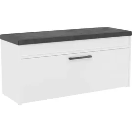 Topeshop Parma Schuhschrank 100 x 40 x 90 cm Weiß