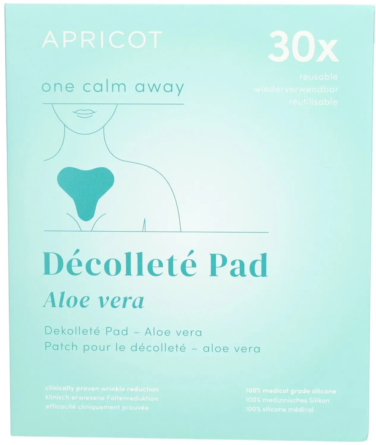 Apricot Dekolleté Pad mit Aloe Vera