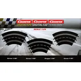 Carrera Digital 124 Kurven 1/60 Grad 3er Pack