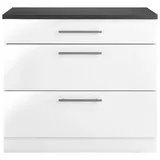 WIHO KÜCHEN Unterschrank Cali 90 x 60 x 85 cm Weiß