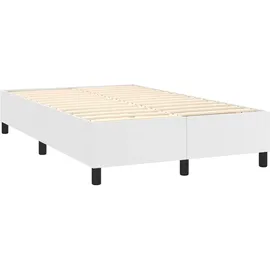 vidaXL Boxspringbett 120 x 200 cm Weiß
