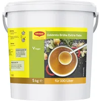 MAGGI Gekörnte Brühe Extra fein, vegan, Ergiebigkeit 312,5L, 1er Pack (5kg Eimer)