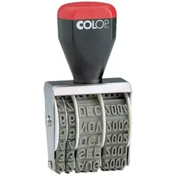 Datumstempel 5mm Monat in Buchstaben