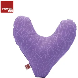 POWER INN Brustkissen Hope 32 x 34 cm Lila