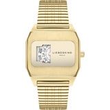 Liebeskind Berlin Liebeskind Damenuhr Edelstahl gelbgold Damen