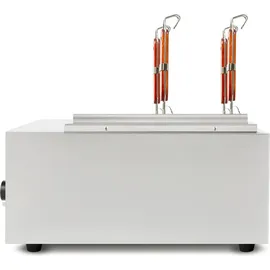Vertes Gastro Nudelkocher Edelstahl, Elektrisch, 2x 1700 Watt, 2 separate Kochbecken zu je 6 Liter, 4 Körbe,