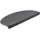 [en.casa] Stufenmatte 15er Set Halbrund 65 x 24 cm Treppenmatte Treppenschoner Treppenschutz Selbstklebend Dunkelgrau