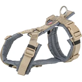 Trixie Premium Trekking Hundegeschirr Sand/Grafit L