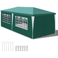 Garten Pavillon zwei mit Spiralschläuchen mit Seitenteilen Türen wasserdichtes Zelt