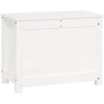 vidaXL Truhenbank Weiß 60 x 32 x 45,5 cm