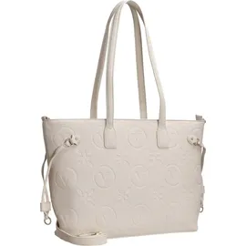Valentino Samba Re Shopper Kunstleder Ecru