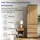 home collective Kleiderschrank 50 x 40 x 180 cm Anthrazit/Eiche