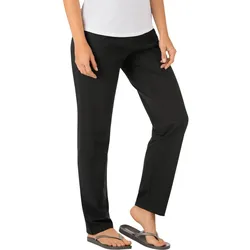 Schlafanzug TRIGEMA "TRIGEMA Schlafanzughose", Damen, Gr. XXXL, schwarz, 100% Baumwolle, Basic, Homewear-Sets
