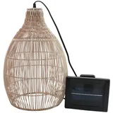 Lumisky Solarleuchte Kunststoff H42cm beige 1 Stück