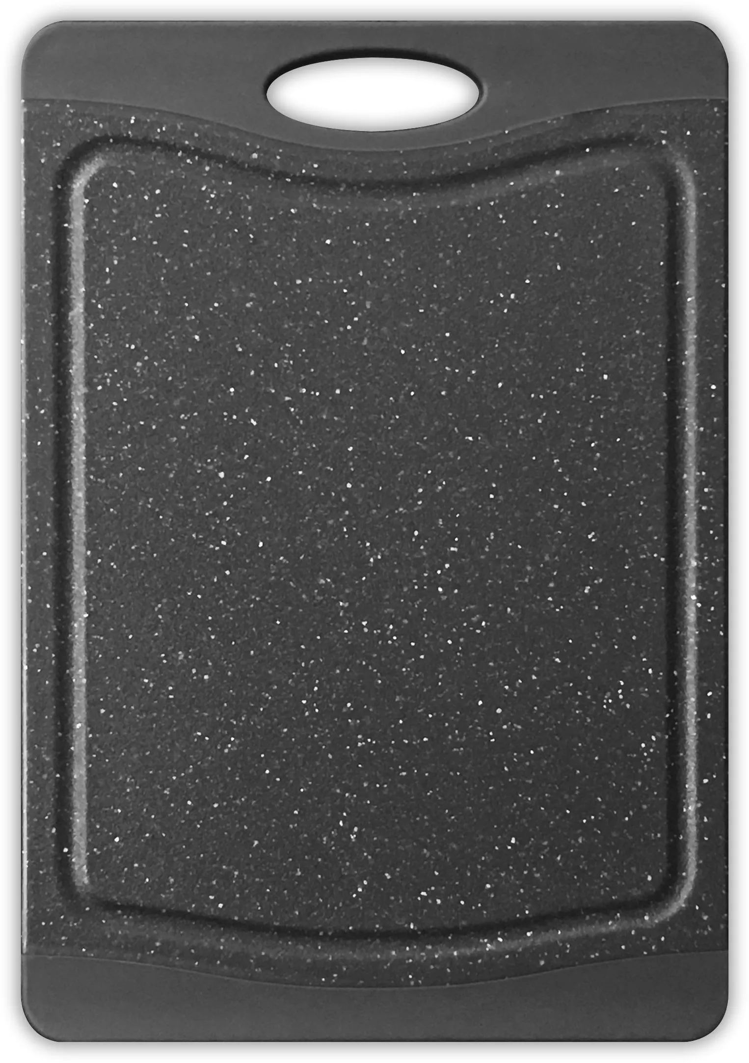 Tarrington House Schneidebrett, Polypropylene/ thermoplastischem Kunststoff,  25.4 x 36.8 x 1.4 cm, rutschfeste Kanten, schwarz