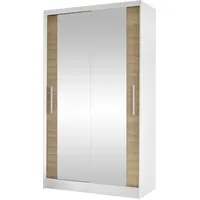 Mirjan24 Kleiderschrank Costa VII (mit Schiebetüren, Spiegel, Kleiderstange und