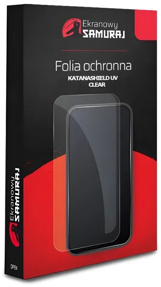 Telefonschutzfolie Ekranowy Samuraj KatanaShield Hardened UV Clear mit Montageservice