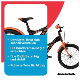 S'COOL XXlite 18 Zoll RH 26 cm black/orange