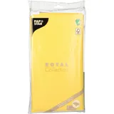 Papstar Tischdecke Tissue ROYAL Collection 120 x 180 cm Gelb