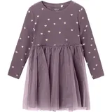 NAME IT Mädchen Nmfnadja Dress Noos Kleid, Arctic Dusk, 110 EU