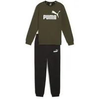 Puma No.1 Logo Sweat Suit FL B, Jungen Trainingsanzug Dark Olive,