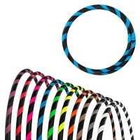 Faltbarer Anfänger Hula Hoop Reifen, Ø105cm, NEON-BLAU
