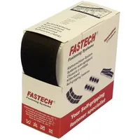 FASTECH® Klettband zum Aufkleben 5 m x 50 mm Schwarz 5 m