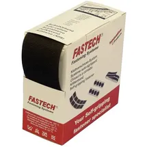 FASTECH® Klettband zum Aufkleben 5 m x 50 mm Schwarz 5 m