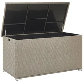 Beliani Auflagenbox 155 x 75 x 80 cm Taupe