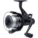 DAM Quick Nova FS Spinnrolle | Allround- und Feeder-Rolle für Süßwasser | Gehäuse und Rotor aus Graphit | Vorgespulte Monofilschnur | Übersetzungsverhältnis 5,2:1 | 4000 | Beidhändig