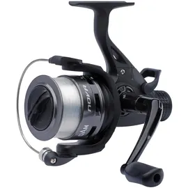 DAM Quick Nova FS Spinnrolle | Allround- und Feeder-Rolle für Süßwasser | Gehäuse und Rotor aus Graphit | Vorgespulte Monofilschnur | Übersetzungsverhältnis 5,2:1 | 4000 | Beidhändig