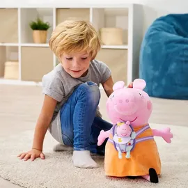 Simba Peppa Wutz Mama mit Evie 33 cm Rosa