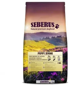 Seberus Puppy Junior - natuurlijk graanvrij hondenvoer  2 x 12 kg