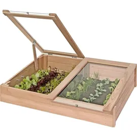 Delta Frühbeet Holz 119 x 80 x 21 cm Braun