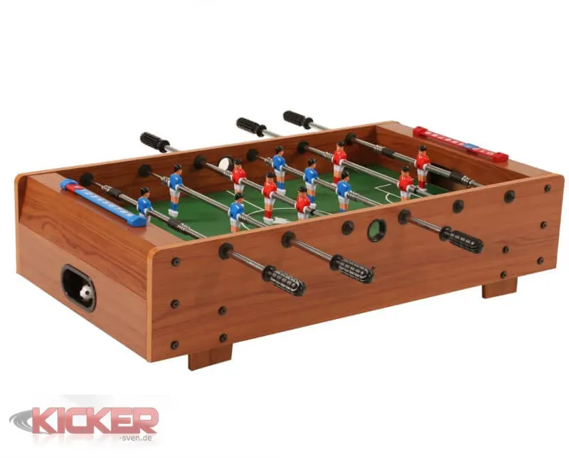 Mini Auflage Tischkicker mit Teleskopstangen