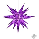 Herrnhuter Stern I6 Kapmargerite im Set m Kabel und Leuchtmittel