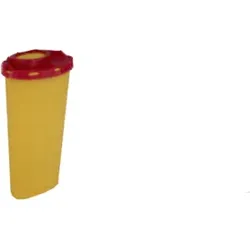 KANÜLENEIMER 0,2 l gelb für unterwegs 1 St