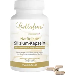 Cellufine® Silizium-Kapseln PLUS Spurenelemente - 120 vegane Kapseln One Size