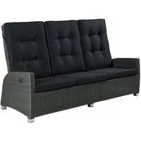 LC Garden Barcelona Dining Gartensofa 3er Sofa grau