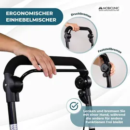 Mobiclinic Einkaufswagen mit Sitz Pink 21 L