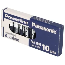 Panasonic 10x MICRO AAA LR03 MN2400 Batterie PANASONIC POWERLINE INDUSTRIAL 1383mAh