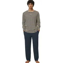 Marc O'Polo Pyjama »Mix & Match Cotton« Set, 2 tlg. mit Markenlogo auf der Brust Gr. S (4), 543cream mix, , 96779813-S