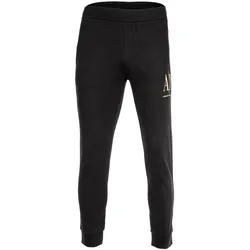 AX ARMANI EXCHANGE Herren Jogginghose - Loungewear, Sweathose, Logo, Baumwolle Schwarz XL