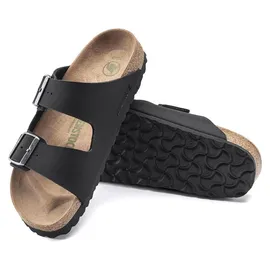 Birkenstock Arizona Vegan Birko-Flor Nubuk schmal schwarz 40