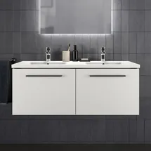 Ideal Standard i.life B Möbeldoppelwaschtisch-Unterschrank 2 Auszüge, weiß matt