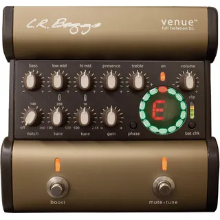 L.R. Baggs VENUE DI Fusspedal Preamp DI-Box 5-Band EQ