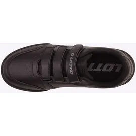 lotto Sneaker LOTTO, Damen, Gr. 39, schwarz (schwarz, dunkelgrau), Synthetik, Textil, Schuhe Sneaker, - mit drei praktischen Klettverschlüssen