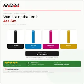OBV Kompatibel zu Kyocera TK-5230 CMYK