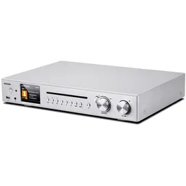 Noxon A 571 CD silber Internetradio, DAB+, UKW Tuner, Spotify, Bluetooth, USB, LAN + WLAN