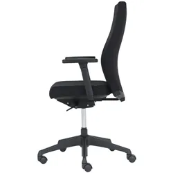 Euroseats Torino FABRIC Bürostuhl mit Kunststofffußstütze, doppelter DIN-Sicherheitsgasfeder, höhenverstellbarer Rückenlehne/Lordosenstütze
